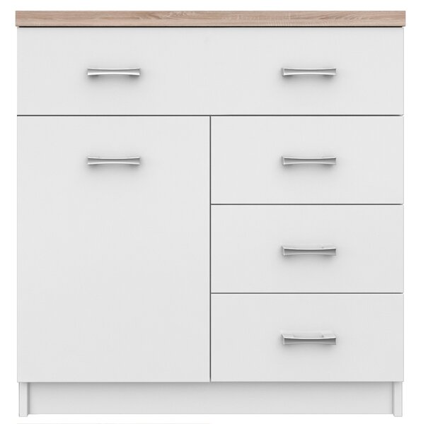 Komoda Tianna 1d4s (bílá). Akce -20%