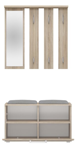 TP Living Předsíňová stěna OPAL II dub