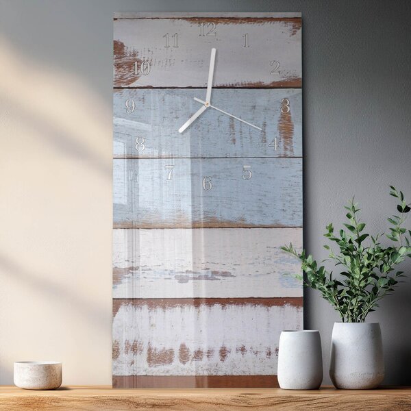 Skleněné hodiny vertikální Zeď zsppb-30x60-00079957