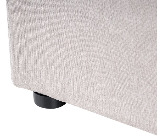 Postel s úložným prostorem Žinylka QUILLIEN 140 x 200 cm Taupe