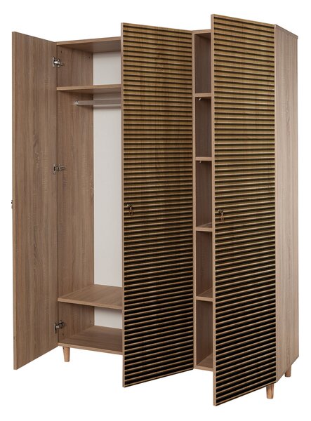 Šatní skříň Modern (Dub sonoma). Akce -24%