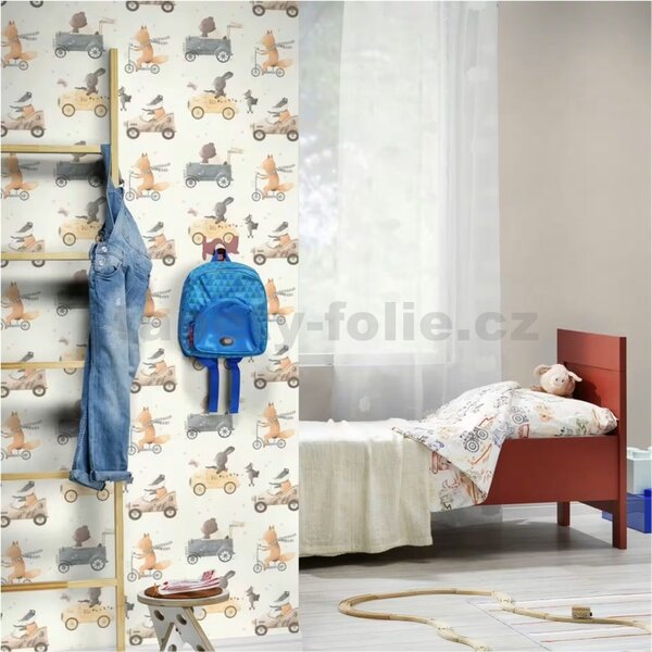 Vliesové tapety na zeď Rasch 301878, rozměr 10,05 m x 0,53 m, zvířátka, RASCH