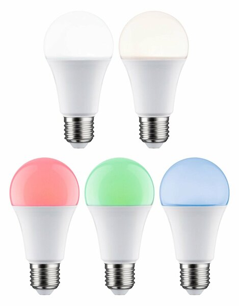 PAULMANN Standard 230V Smart Home Zigbee 3.0 LED žárovka E27 9W RGBW+ stmívatelné mat
