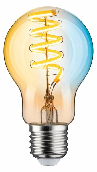 PAULMANN Filament 230V Smart Home Zigbee 3.0 LED žárovka E27 7,5W měnitelná bílá stmívatelné zlatá