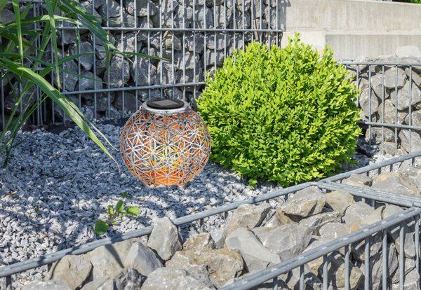 Globo Lighting Solar solární stojací lampa 1x0.06 W stříbrná 36741