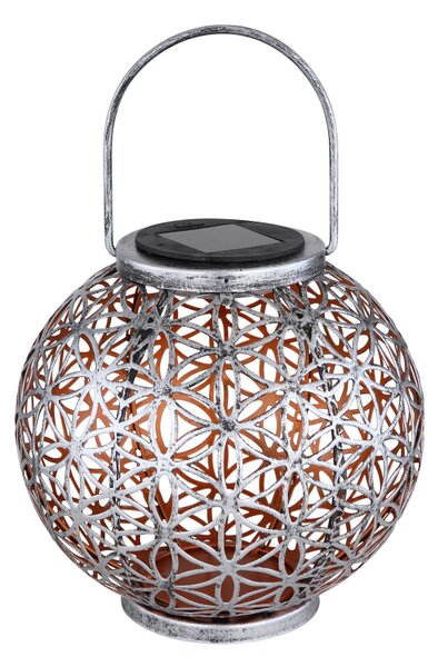Globo Lighting Solar solární stojací lampa 1x0.06 W stříbrná 36741