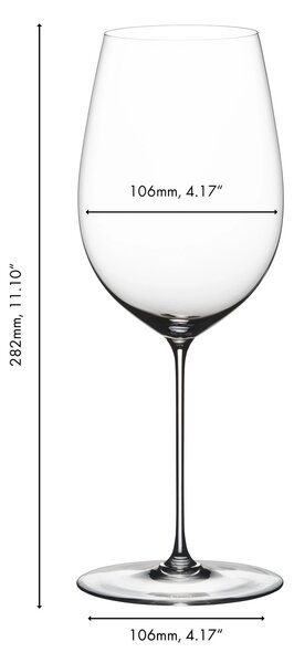 Sklenice RIEDEL Superleggero Bordeaux Grand Cru 953 ml, 1 křišťálová sklenice 6425/00
