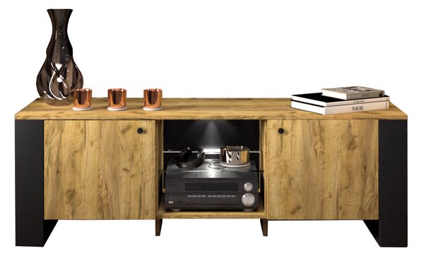 TV stolek Wayne (dub craft zlatý). Akce -25%