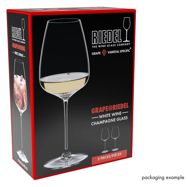 Sklenice RIEDEL GRAPE White Wine / Champagne / Rosé / Spritz 550 ml, 2 ks křišťálových sklenic 6424/05
