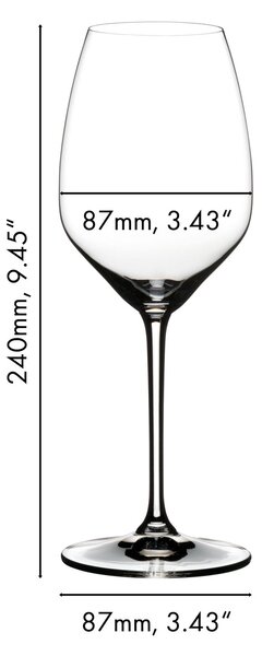 Sklenice RIEDEL Extreme Riesling / Sauvignon Blanc 490 ml, 4 ks křišťálových sklenic 4411/15