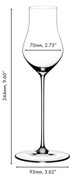 Sklenice RIEDEL Superleggero Spirits 248 ml, 1 křišťálová sklenice 6425/10