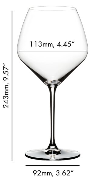 Sklenice RIEDEL Extreme Pinot Noir 770 ml, 2 ks křišťálových sklenic 4441/07
