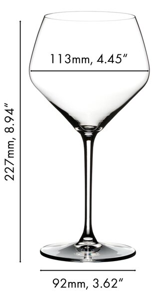Sklenice RIEDEL Extreme Oaked Chardonnay 670 ml, 2 ks křišťálových sklenic 4441/97