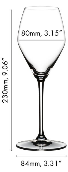 Sklenice RIEDEL Extreme Rosé/Champagne 322 ml, 2 ks křišťálových sklenic 4441/55