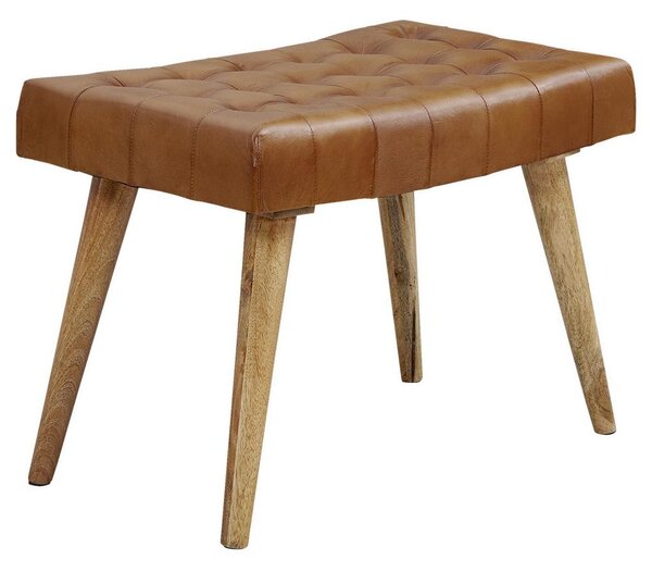 Taburet Hocker Pravá Kůže