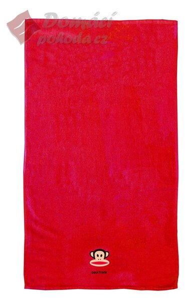 CTI Froté osuška Paul Frank červená, 70x140cm, 100% bavlna