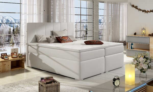 Manželská postel BOLERO Boxspring | 180 x 200 cm Bolero barva: Sawana 21, Bolero rozměr: 180x200 cm
