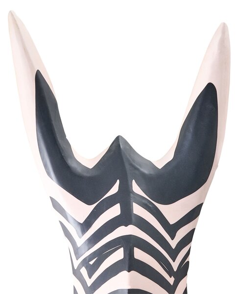 Závěsná ozdoba Zebra GBOKO Mangové dřevo 80 cm Černá/Bílá