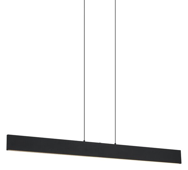 Moderní závěsné svítidlo černé vč. LED 3-stupňové stmívatelné Easylift - Straight