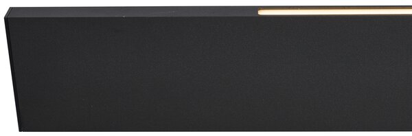 Moderní závěsné svítidlo černé vč. LED 3-stupňové stmívatelné Easylift - Straight