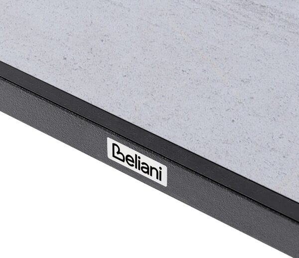 Zahradní jídelní stůl TOLENTINO 180 cm 90 cm Kamenný efekt Travertinový efekt