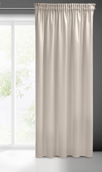 ZATEMŇOVACÍ ZÁVĚS NA PÁSCE PIERRE CARDIN SIBEL 140X270 CM STŘÍBRNÁ