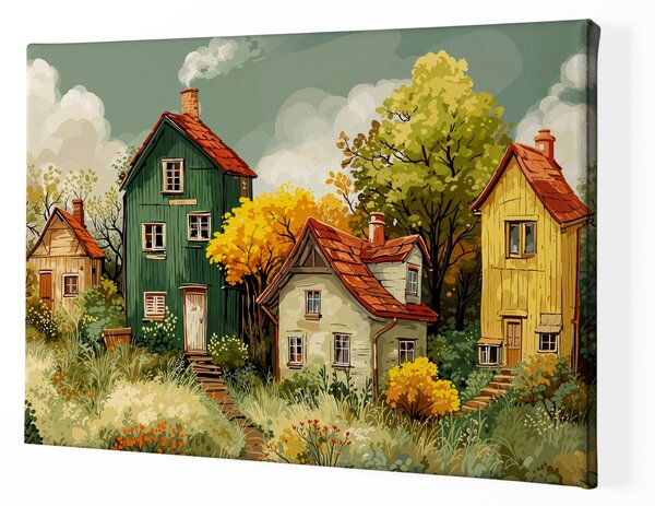 Obraz na plátně - Na Lipovém vršku FeelHappy.cz Velikost obrazu (šířka x výška): 60 x 40 cm