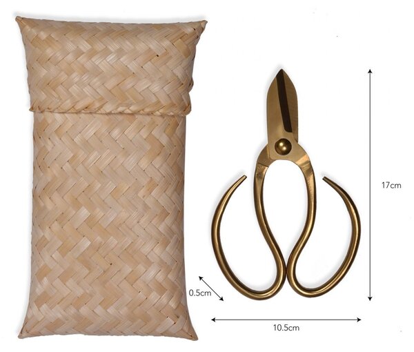 Zahradní nůžky s pouzdrem Bamboo
