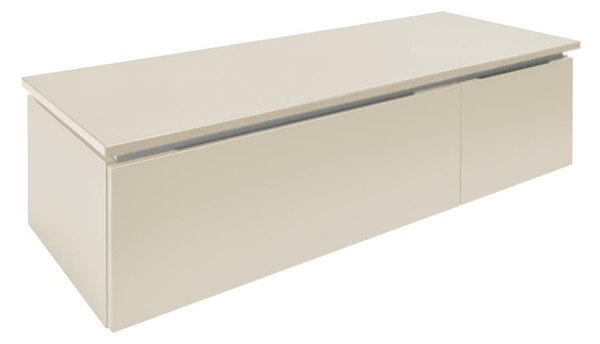Koupelnová skříňka s umyvadlem SAT Feel 120x30x46 cm pískově béžová mat SATFEEL2120BED