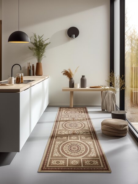 Hanse Home, Běhoun Herat 105990 Cream, 80x240, béžová, chodba / předsíň