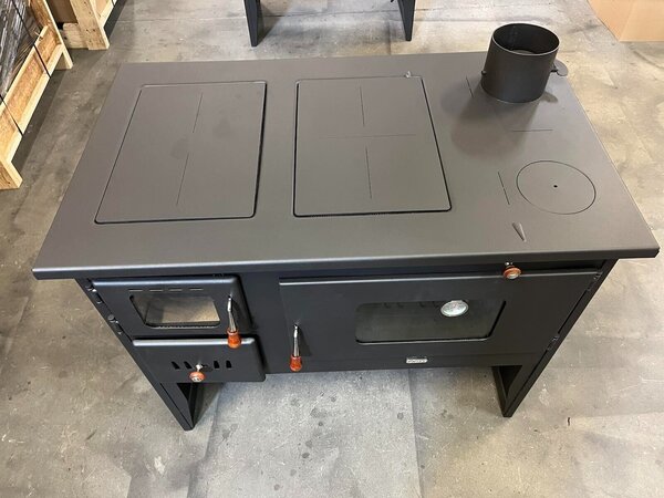 Kuchyňská trouba Nohy sporáku na dřevo Trouba Prity 2P50 16 kw