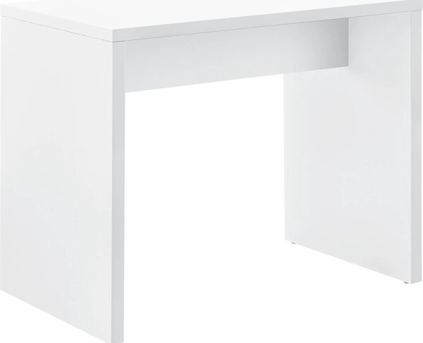 In And OutdoorMatch Toaletní stolek Amalia - S taburetem a zrcadlem - 141 x 75 x 397 cm - Bílá - Dřevotříska - Stylový design
