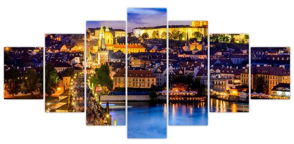 Obraz - Karlův most, Praha, Česká Republika (210x100 cm)
