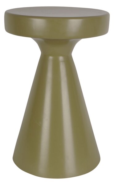 Odkládací stolek Solid 30 cm mechově zelená Leitmotiv (Barva - mechově zelená, kov)