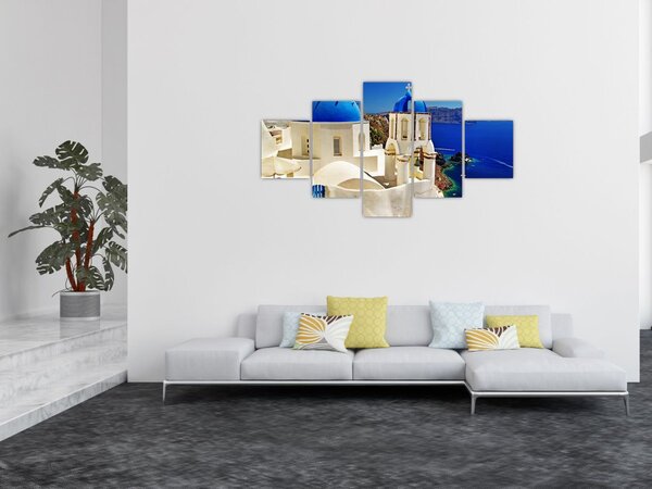 Obraz - Santorini, Řecko (125x70 cm)