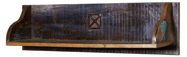 OLDTIME Nástěnný regál 85x24 cm, staré dřevo