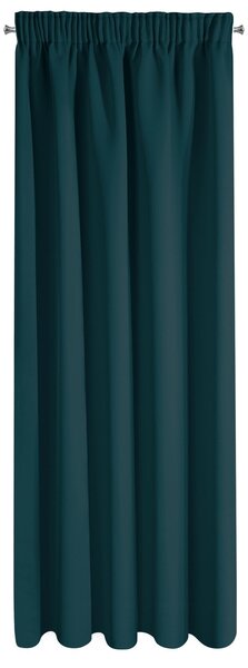 ZATEMŇOVACÍ ZÁVĚS NA PÁSCE BLACKOUT 135X270 CM TMAVĚTYRKYSOVÁ