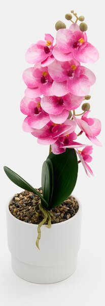 Sinsay - Umělá okrasná orchidej v květináči - růžová