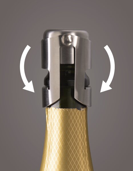 Zátka na sekt Vacu Vin - nerez