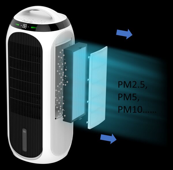 Ochlazovač vzduchu 4v1, čistička vzduchu, zvlhčovač a ventilátor Clean Air Optima CA-106 Smart