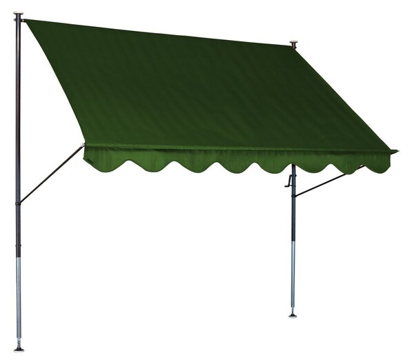 Angerer Upínací markýza Standard Uni s ruční klikou (150 cm, zelená) (100313901017)