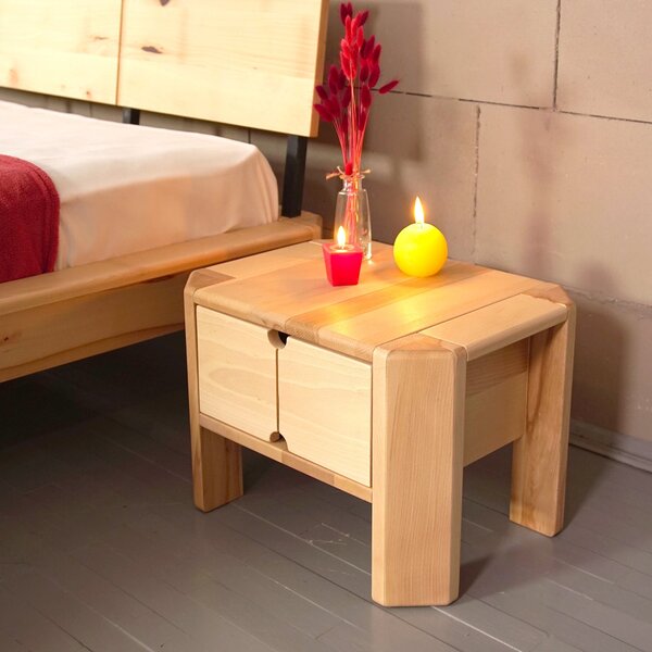 MarLiving Noční stolek LOFT 01 se zásuvkou z masivu