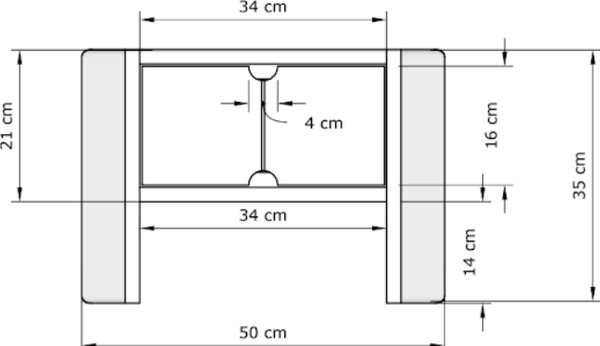 MarLiving Noční stolek LOFT 01 z masivu