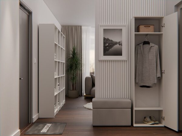 TP Living Předsíňová skříň DUO kašmírová