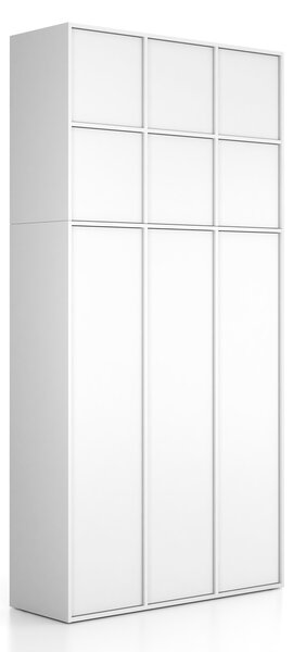 Nástavba pro skříně FRAME, 6x dveře, 1299 x 450 x 854 mm, PUSH-lock, bílá