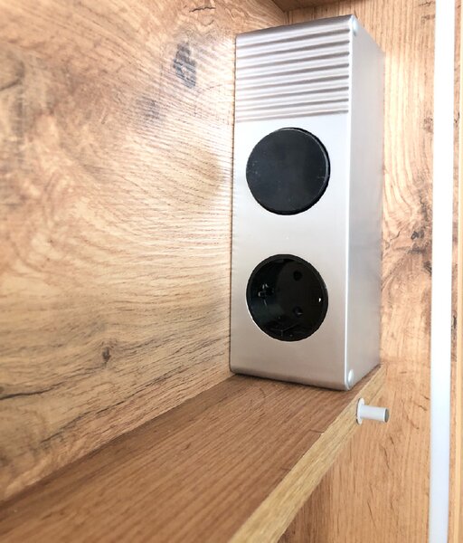 Lavedo Queen Wotan Oak 90 zrcadlová skříňka do koupelny s LED podsvícením