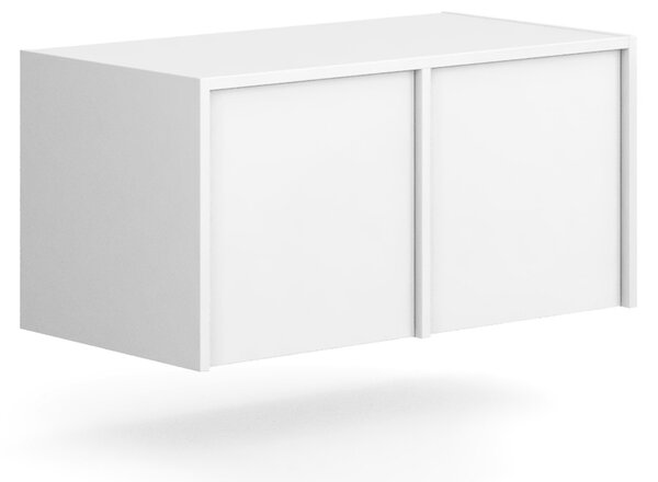Nástavba pro skříně FRAME, 2x dveře, 872 x 450 x 427 mm, PUSH-lock, bílá