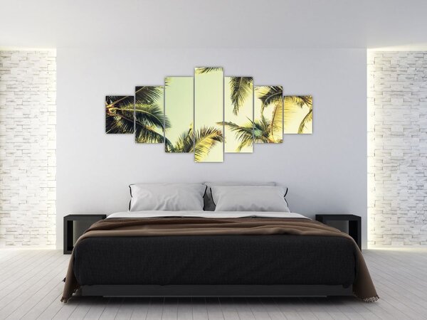 Obraz s kokosovými palmami (210x100 cm)