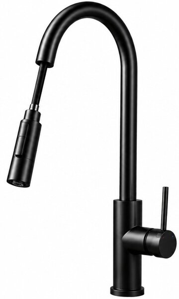 Ruvetti Korra kuchyňská baterie stojící černá 1013FB