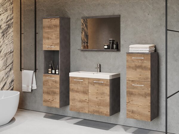 Koupelnový nábytek Megi I, Barva: matera / breslau kaštan, Sifon k umyvadlu: ne, Baterie: ne 5903211456336